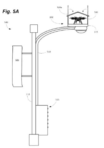 Amazon Drohne Ladestation mit Dach